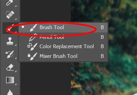 Screenshot of Photoshop's Quick Selection tool in action