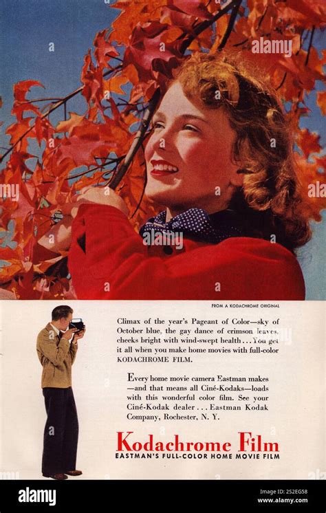 Vintage Kodachrome film advertisement