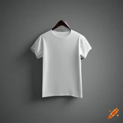 Plain white t-shirt for mockup