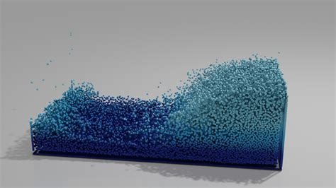 Blender particle system distributing flowers on a surface