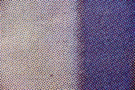 Close-up of a stippled gradient transitioning from dark to light in Procreate