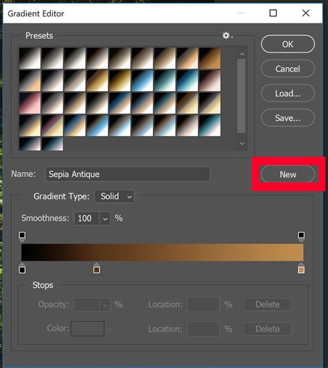 Photoshop Gradient Map adjustment