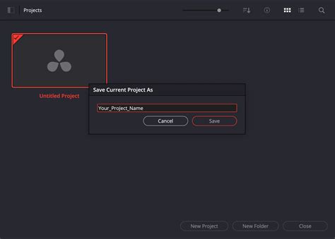 DaVinci Resolve Project Manager with shared databases