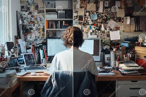 A split image showing a photograph with a distracting element on one side, and the same photograph with the element removed on the other.