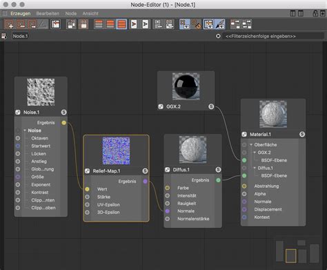Node-based editor for material texture maps