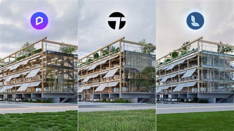 Comparison of different Photoshop 3D render presets
