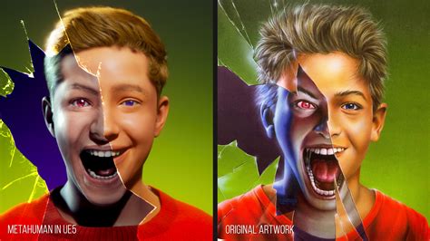 Comparison of traced 3D model and final artwork