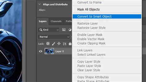 Photoshop Layers Panel showing a Smart Object
