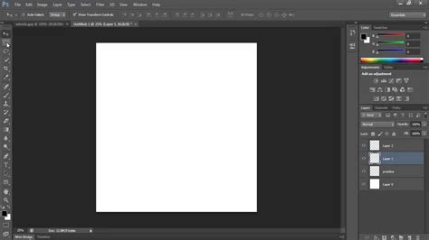 Photoshop CS6 interface