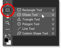 Photoshop Ellipse Tool creating concentric circles