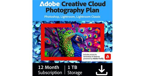 Adobe Creative Cloud Photography plan icons