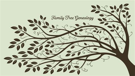 A branching tree representing lineage