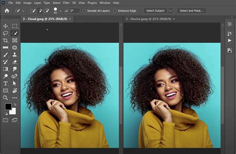 Photoshop's Select Subject feature