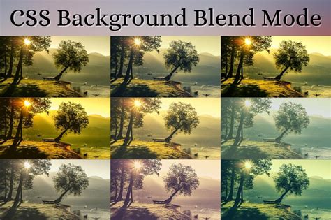 CSS background blend mode examples