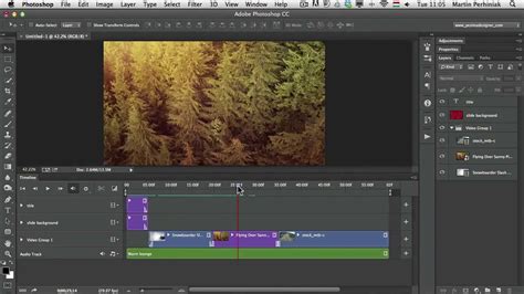 Photoshop Timeline panel showing frames
