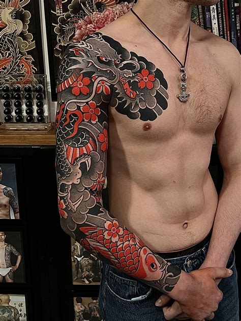 Traditional Japanese Irezumi sleeve