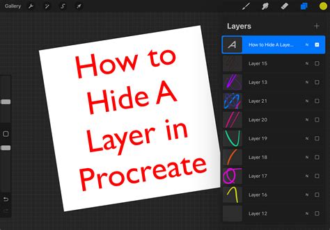 Procreate Hide Layer Checkbox