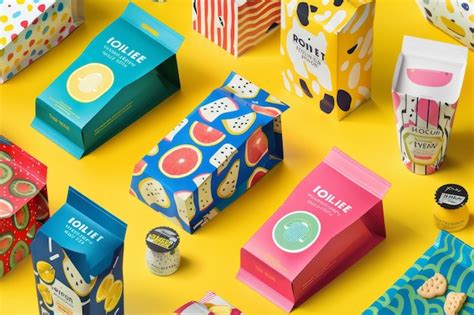 Example of vibrant CMYK printed product packaging