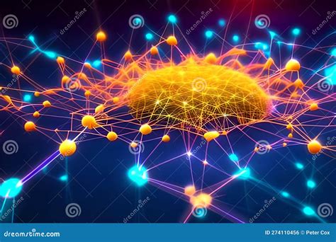 Abstract representation of AI and social networks