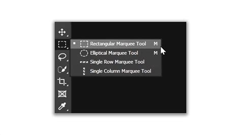 Demonstration of the Rectangular Marquee Tool in Photoshop