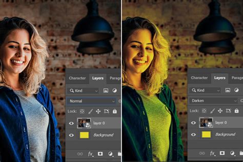 Photoshop Overlay Blend Mode Layer for Dodge and Burn