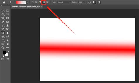 Example of a Reflected Gradient