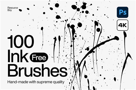 Scanning ink textures for Photoshop brushes