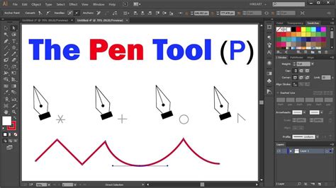 Illustration of the Pen Tool icon in Adobe software