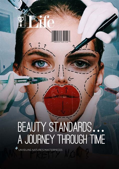 Infographic showing the impact of unrealistic beauty standards