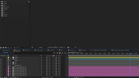 After Effects timeline showing a masked layer