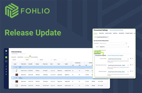 Fohlio plugin interface showing product organization