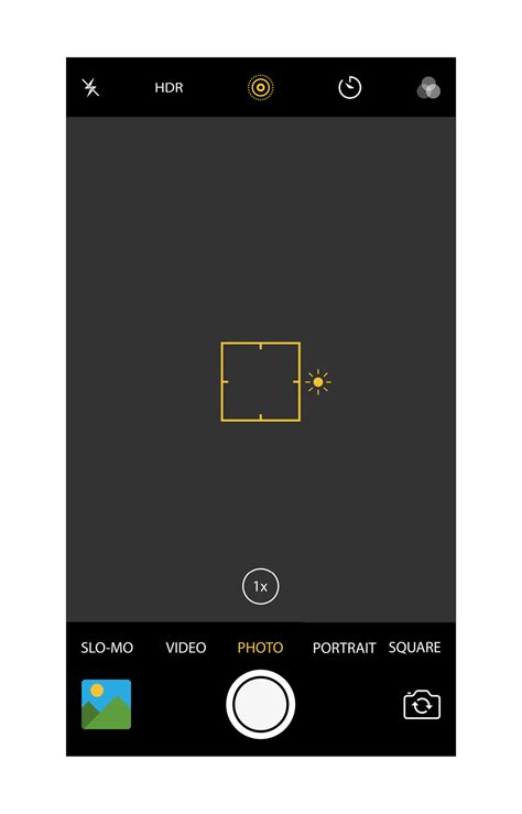 Smartphone displaying Adobe Photoshop Camera app interface