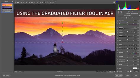 Photoshop Camera Raw Graduated Filter tool interface