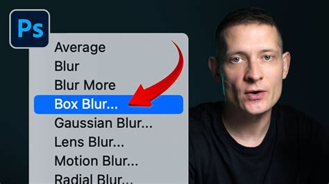 Example of a Photoshop layer group for facial hair with Box Blur and Noise applied