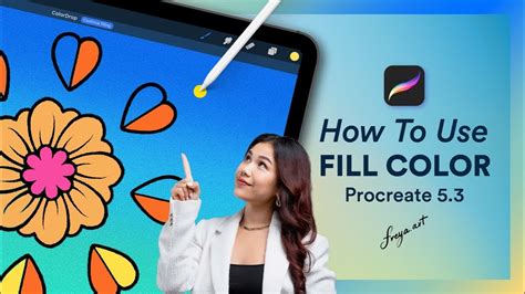 Procreate Color Drop feature