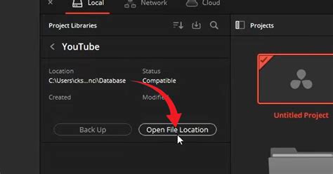 User clicking tracker button
