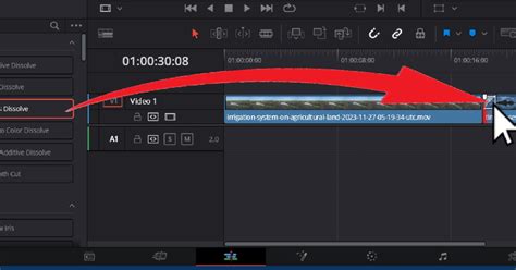 User dragging video to timeline
