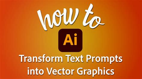 Illustrative graphic showing text prompt transforming into a scalable vector graphic