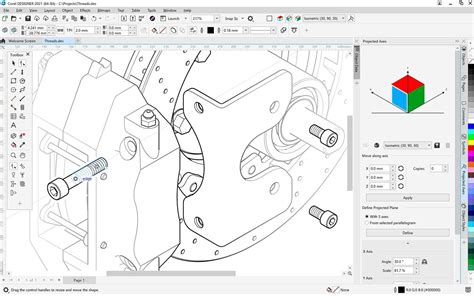 Diagram illustrating the integration of CAD data within CorelDRAW Technical Suite