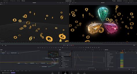 Conceptual graphic representing the DaVinci Neural Engine powering various DaVinci Resolve modules