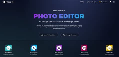 Comparison of Fotor, Pixlr, and BeFunky interfaces