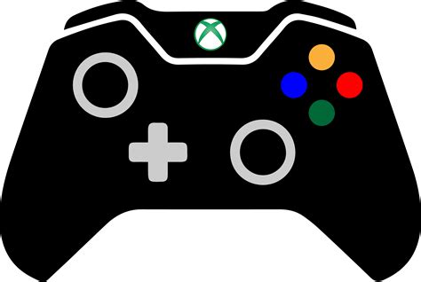 Xbox controller with voice command icon