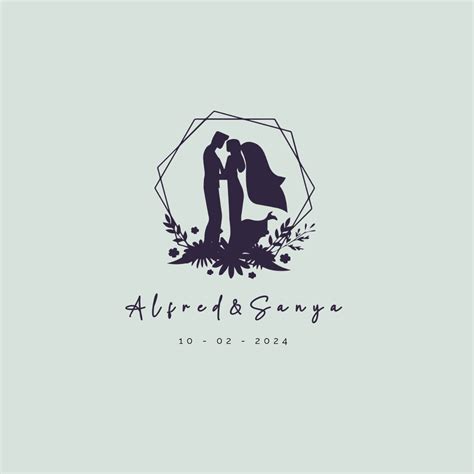 A wedding photographer's logo