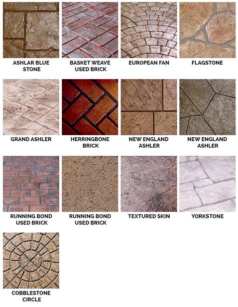 decorative concrete overlay patterns