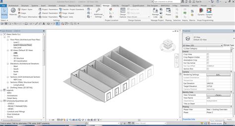 Revit view properties showing Phase Filter settings