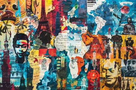 Collage of diverse photos showcasing different styles and themes