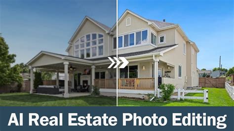 AI editing interface for real estate photography