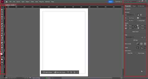 Adobe InDesign interface with various panels
