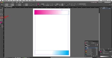 InDesign Master Page with header and footer elements