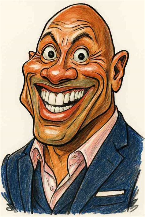 Example of a caricature-style cartoon